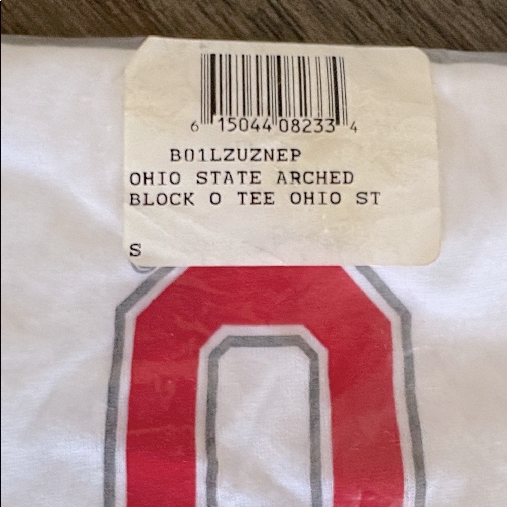 NWT [4th And 1] Ohio State Buckeyes NCAA Arched Block O Tee Adult/Men’s Small - Picture 10 of 10